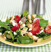 Food, Salad, Leaf vegetable, Ingredient, Produce, Cuisine, Vegetable, Tableware, Garden salad, Dishware, 