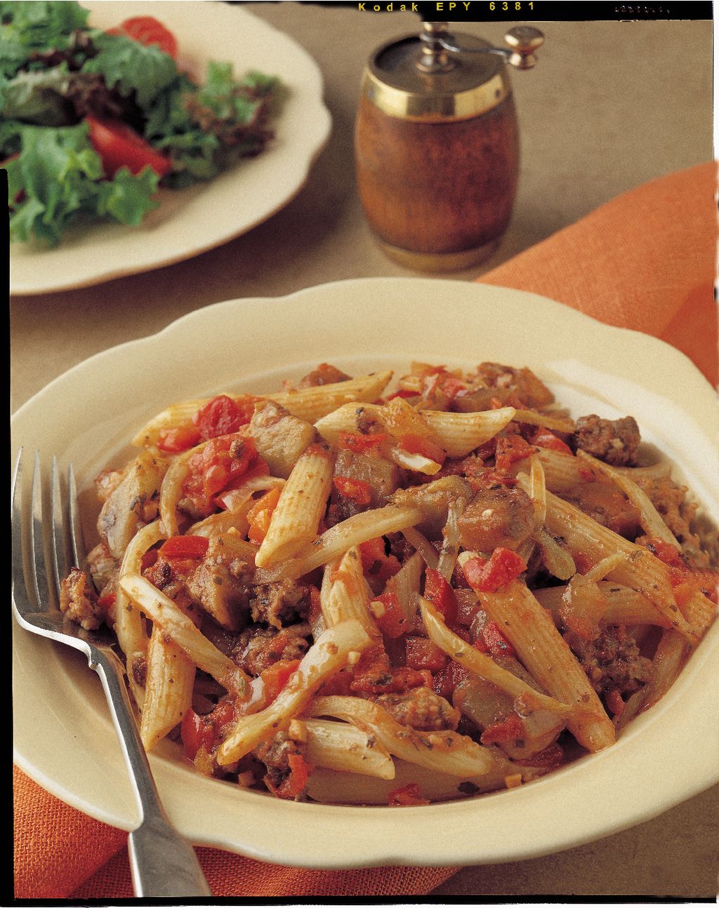 Sweet Sausage Mediterranean Penne Pasta Recipe 