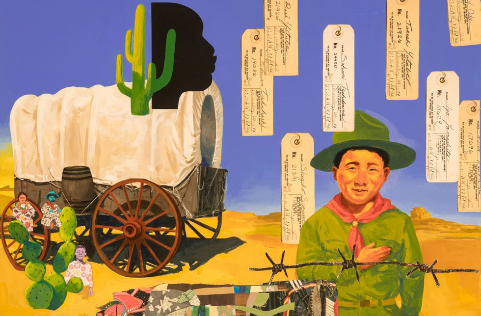 reckoning with the west, land section, opening illustration
