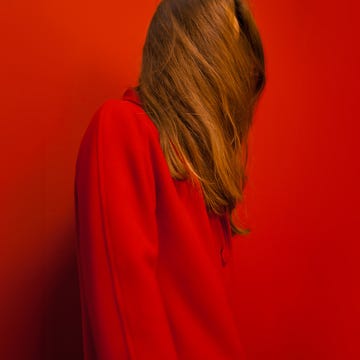 woman in red reclaim your rage concept woman in red reclaim your rage concept