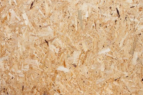 recycled compressed wood chippings board background