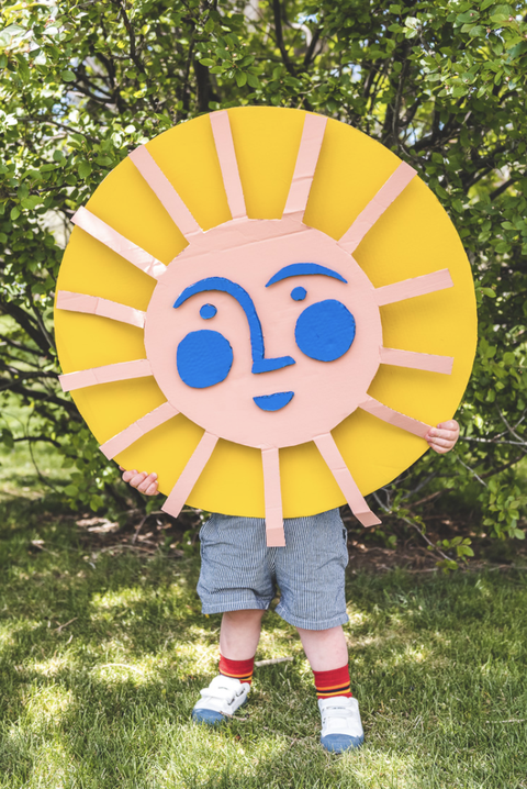 recycled crafts for kids recycled sun