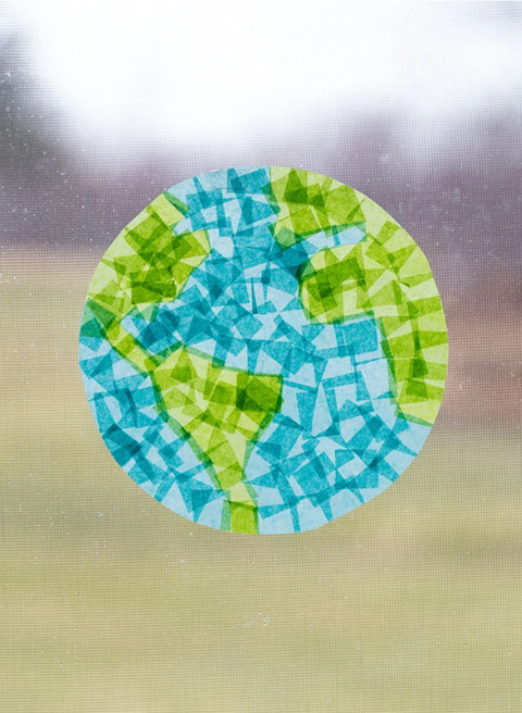 recycled crafts for kids suncatcher