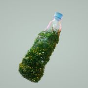 recycling plastic bottle
