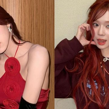 10個韓國女星紅髮造型盤點！樹莓紅、楓葉紅、紅棕色顯白又時髦