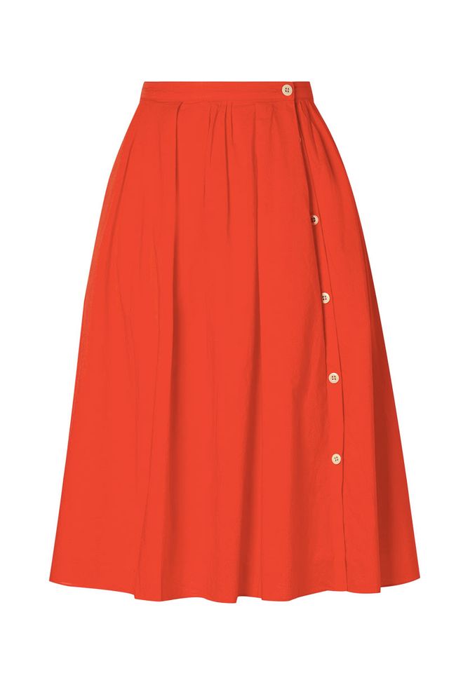 red a-line skirts