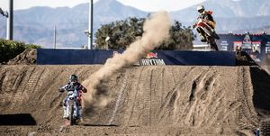 alta electric bike at the red bull straight rhythm motorcross dirt track in 2022