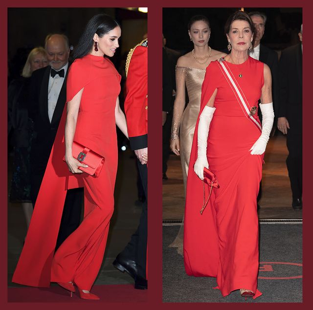duchess princess queen gown cape red