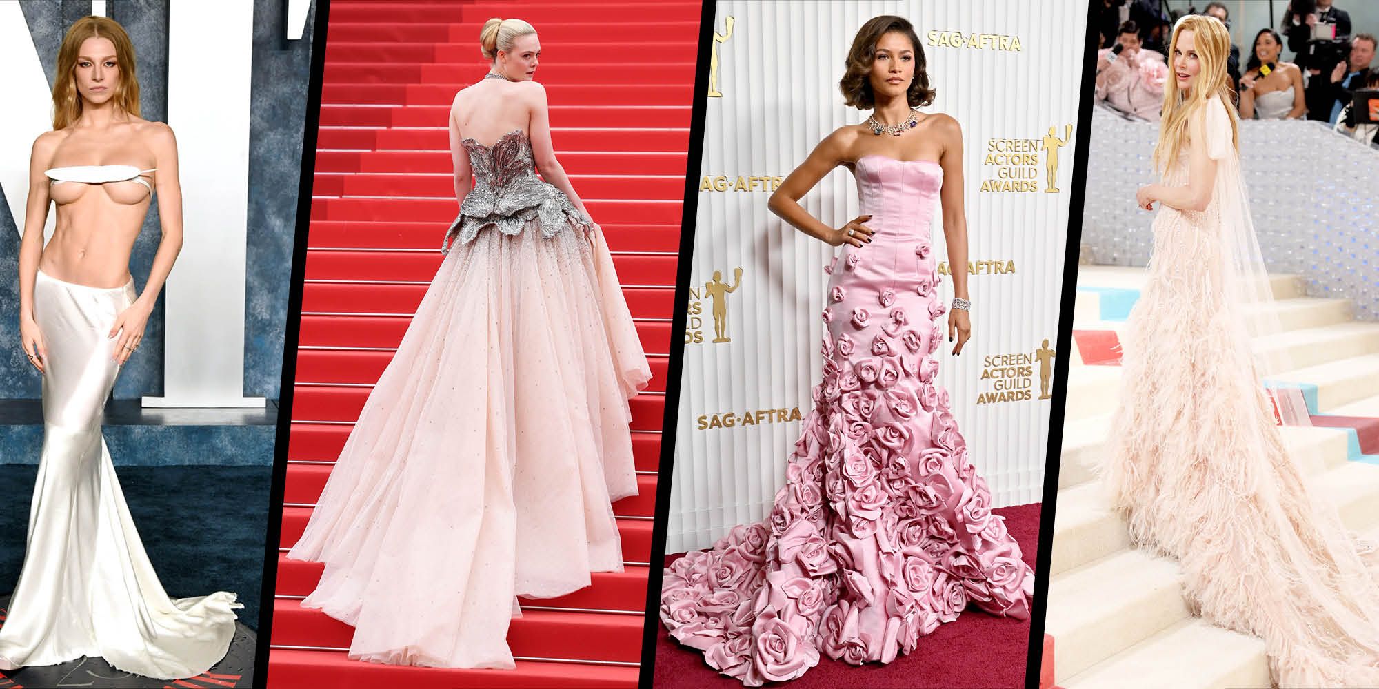 Every Celebrity Red-Carpet Look at the 2024 Oscars