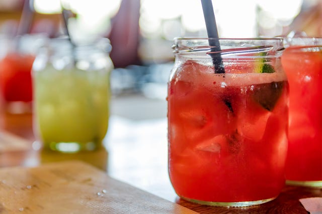 Jam Cocktails made in a Mason Jar