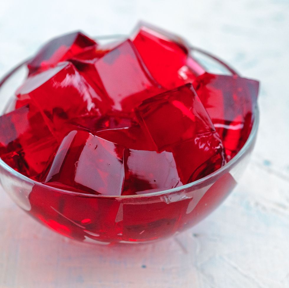 Red Jelly Cubes