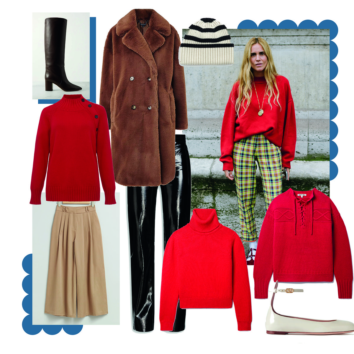 Best red jumper: How to style a red jumper