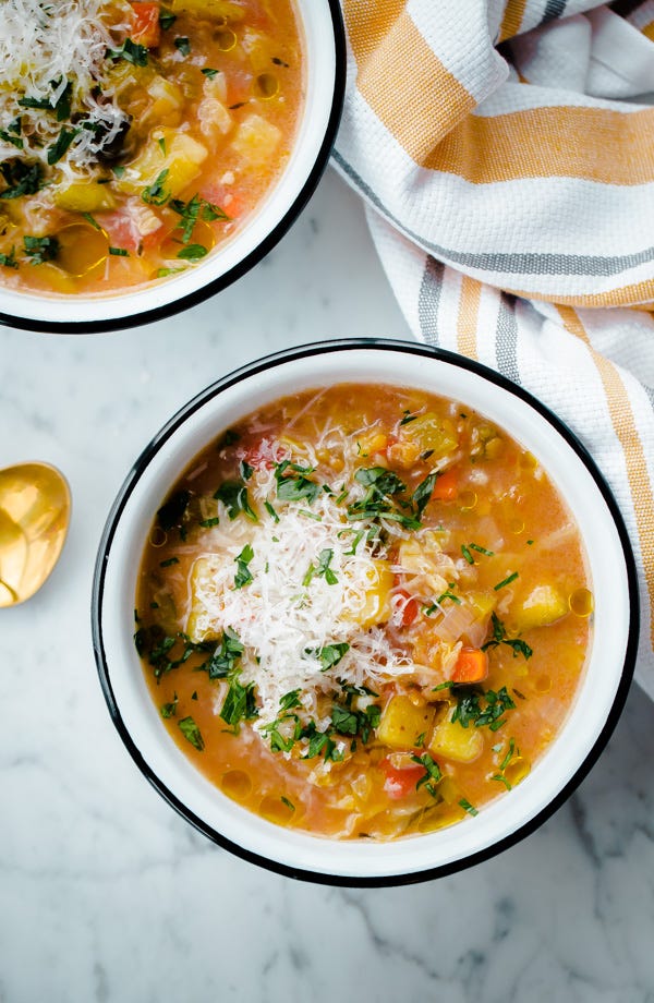 Instant Pot Vegetable Soup - The Recipe Rebel