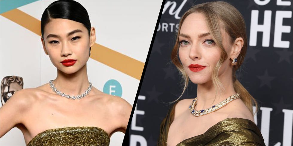 As these celebrities show, in 2023 red lipstick has never looked better