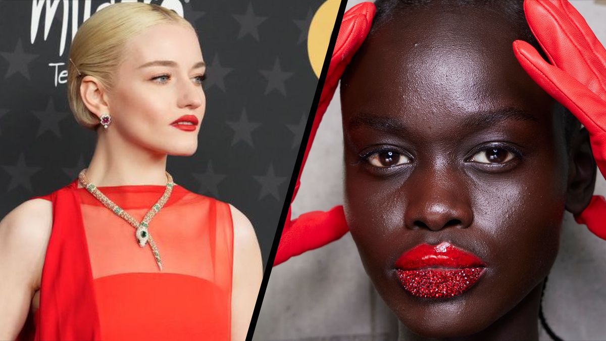 As these celebrities show, in 2023 red lipstick has never looked better