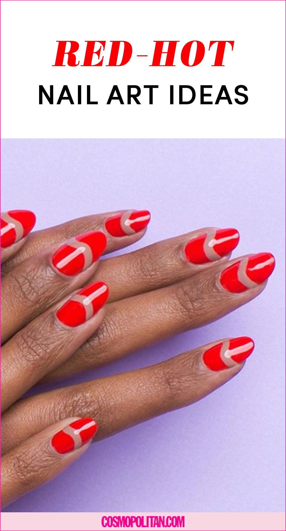 40 Best Summer Nails You'll Look Forward To Trying : Black, Red and White  Nails Design I Take You | Wedding Readings | Wedding Ideas | Wedding  Dresses | Wedding Theme