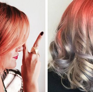 red ombre hair - ideas for red ombre