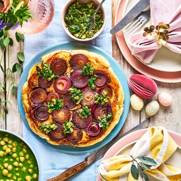 caramelised onion and goat’s cheese tatin