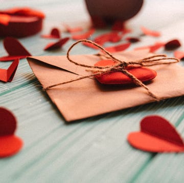 red paper hearts red paper hearts