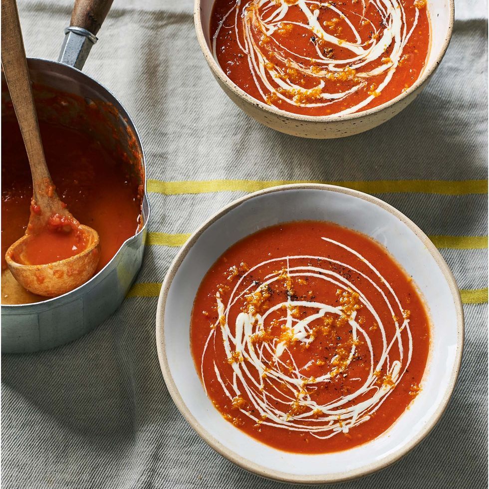 vegetarian soup recipes red pepper and tomato soup