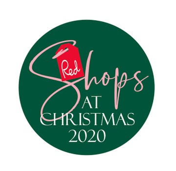 red shops at christmas