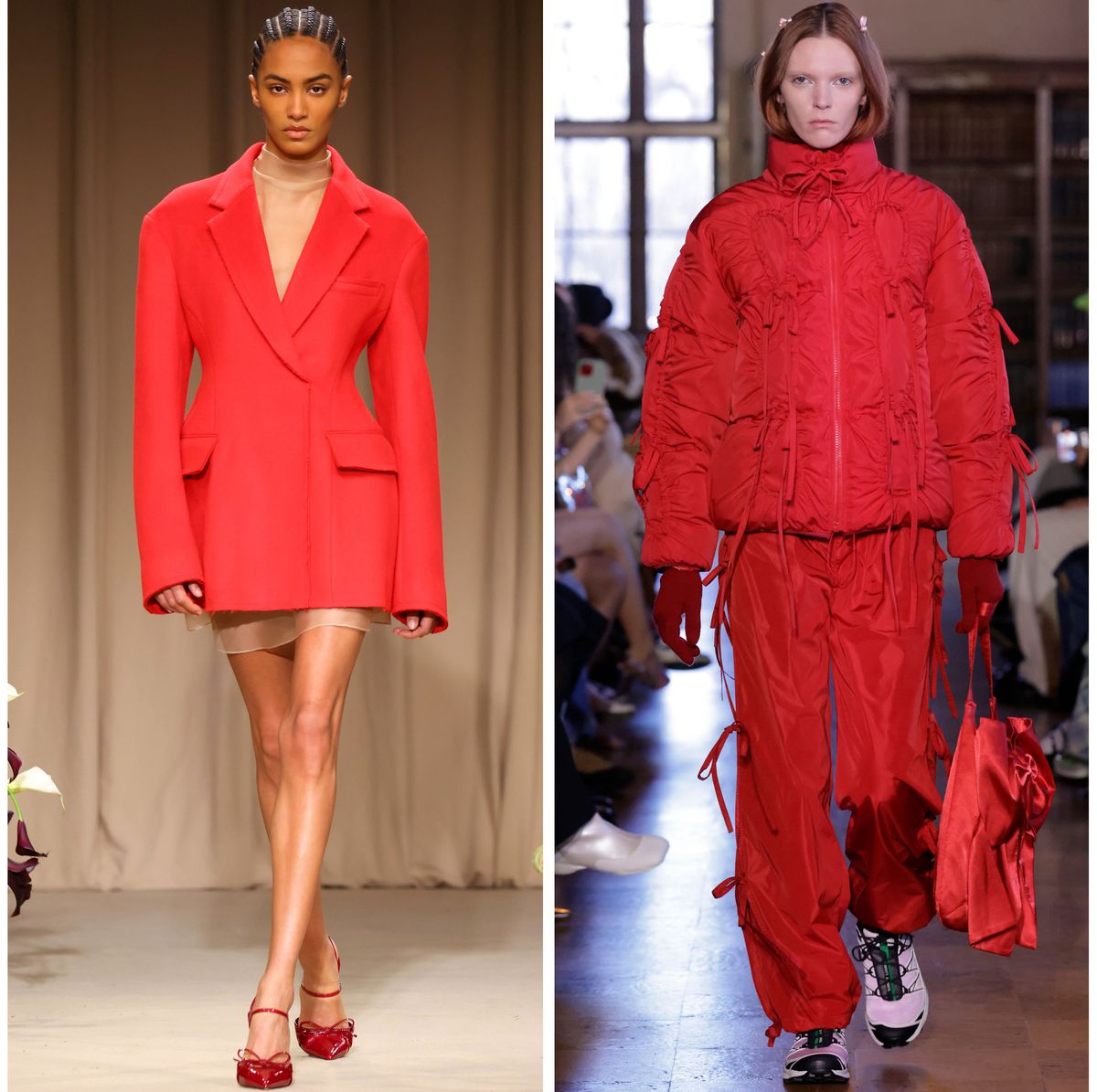 A Red Color Trend Is Already Taking Over the Fall 2023 Runways