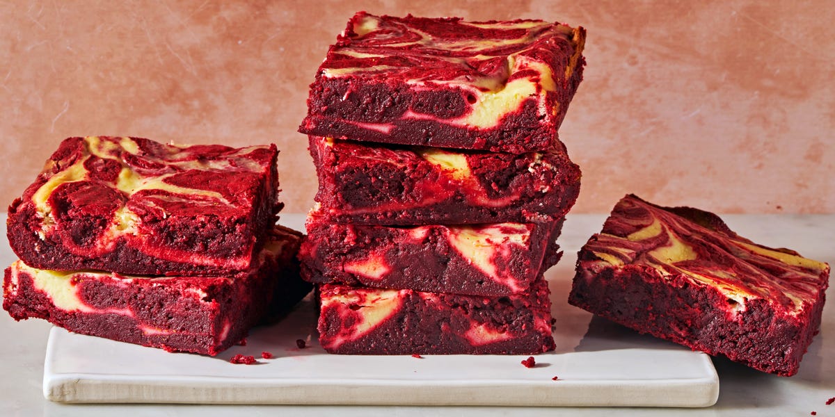 preview for Red Velvet Cheesecake Brownies Are The Perfect Dessert Marriage