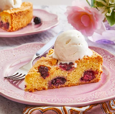 red white and blue dessert blackberry cobbler cake