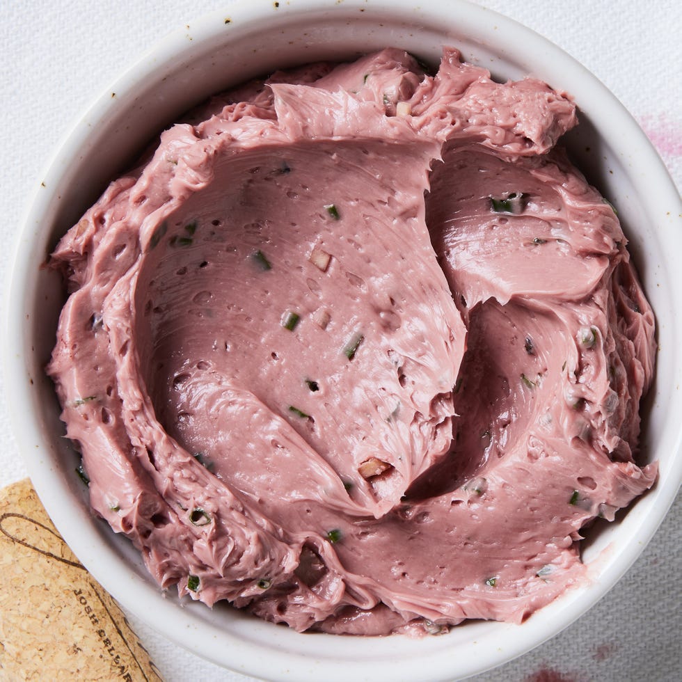 red wine infused butter