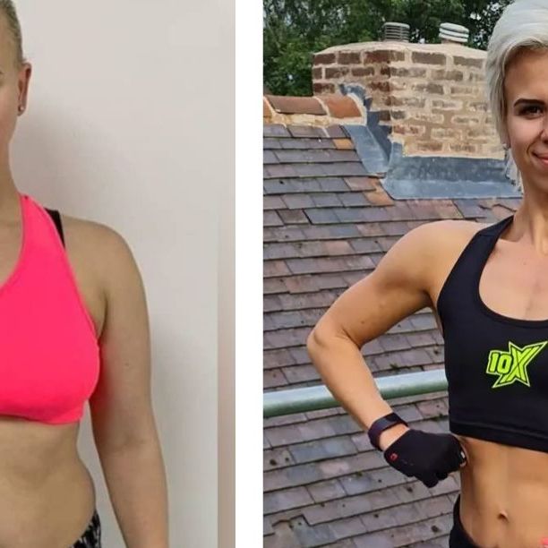 El brutal cambio físico de esta mujer en solo 6 meses: 27 kilos menos