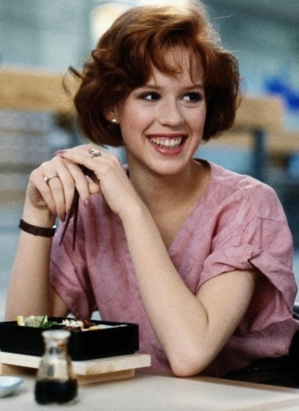 molly ringwald as claire standish in 'the breakfast club'