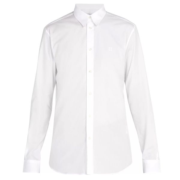 Clothing, White, Collar, Shirt, Sleeve, Dress shirt, Button, Outerwear, Formal wear, Top, 