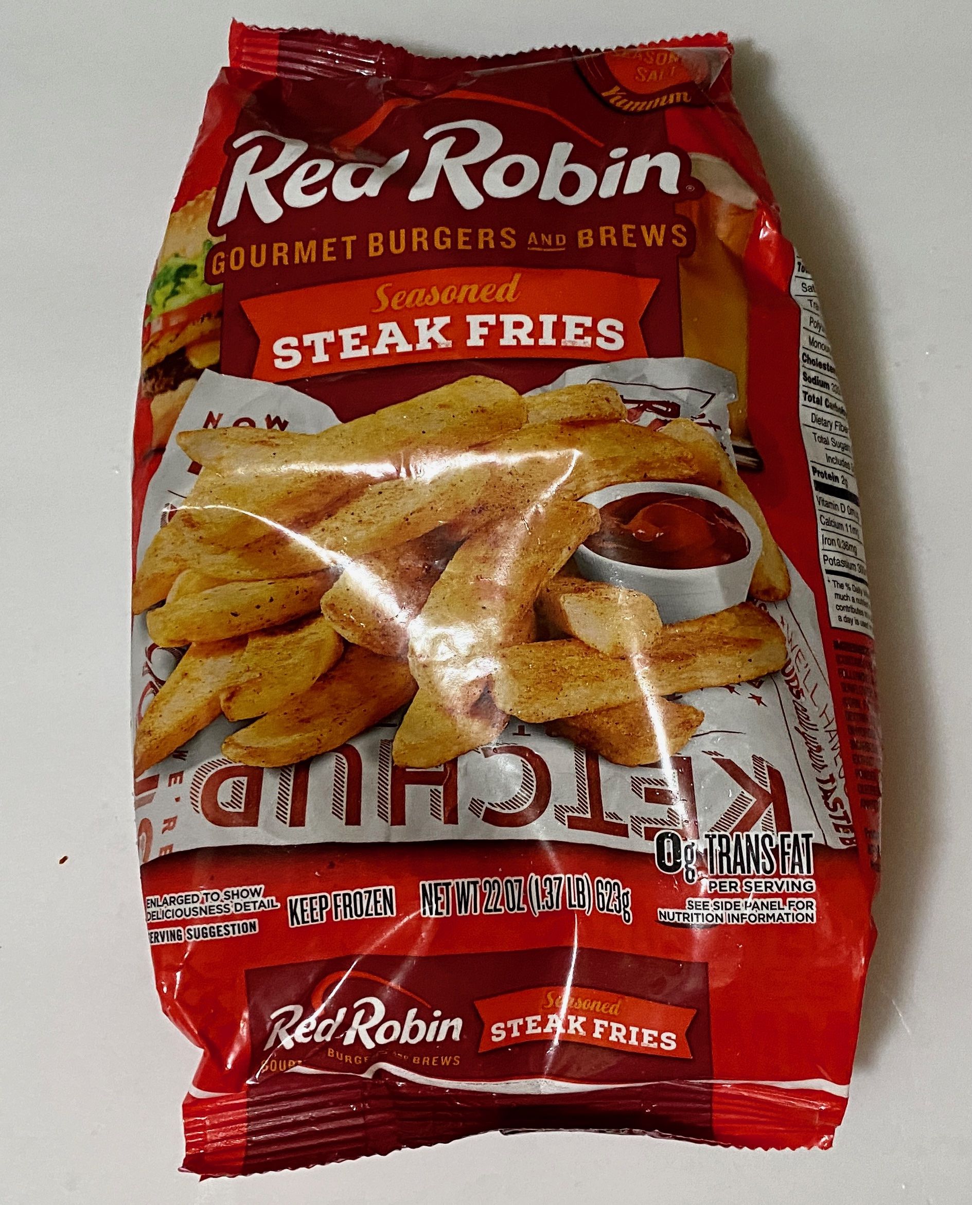 French Fry Diary: French Fry Diary 546: Red Robin Seasoned Steak Fries