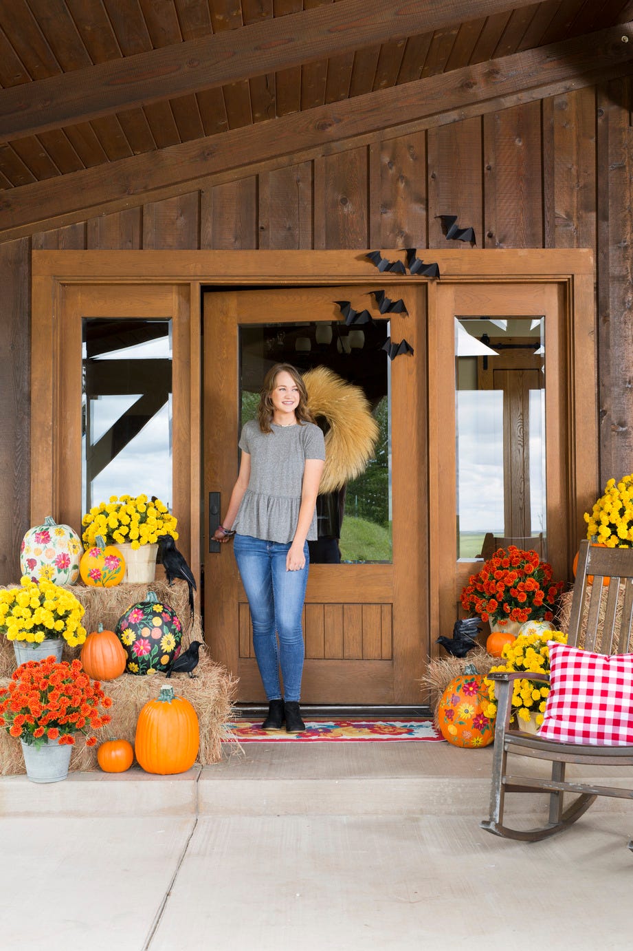 porche d'entrée d'Halloween de Paige Drummond