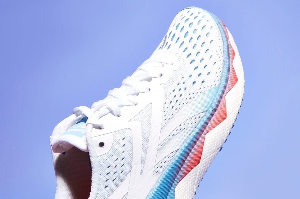 White, Footwear, Shoe, Blue, Sneakers, Athletic shoe, Outdoor shoe, Walking shoe, Running shoe, 