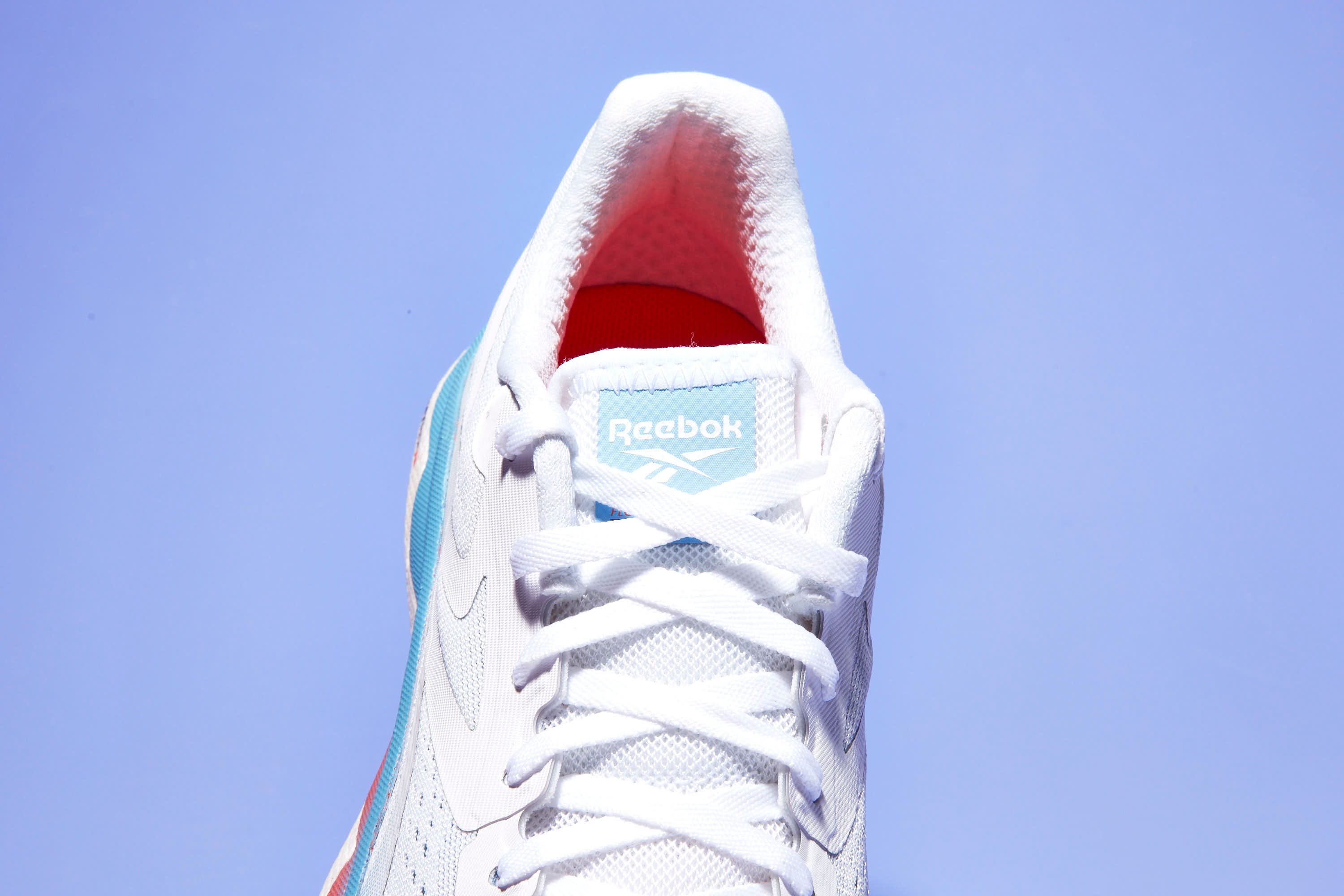 Footwear, White, Shoe, Blue, Sneakers, Sportswear, Athletic shoe, Magenta, Outdoor shoe, Walking shoe, 