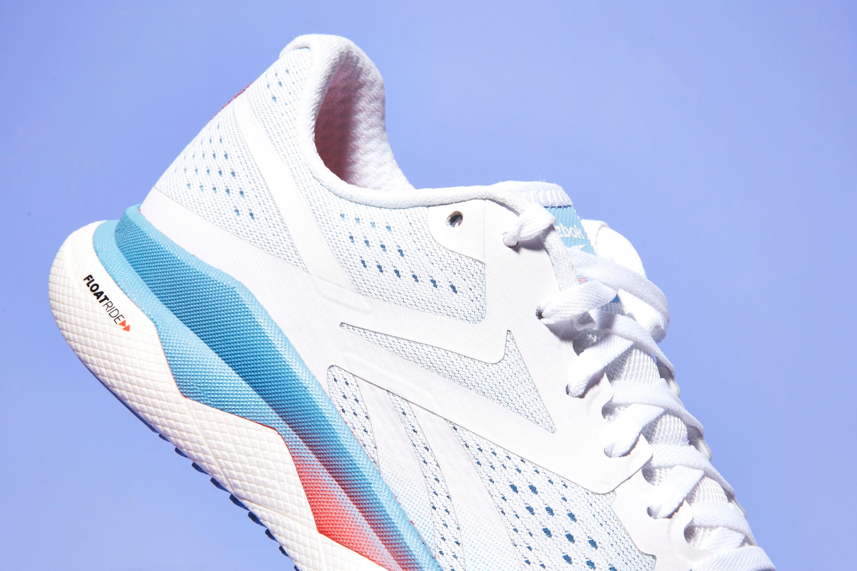 Footwear, White, Shoe, Blue, Walking shoe, Outdoor shoe, Sneakers, Running shoe, Athletic shoe, Cross training shoe, 