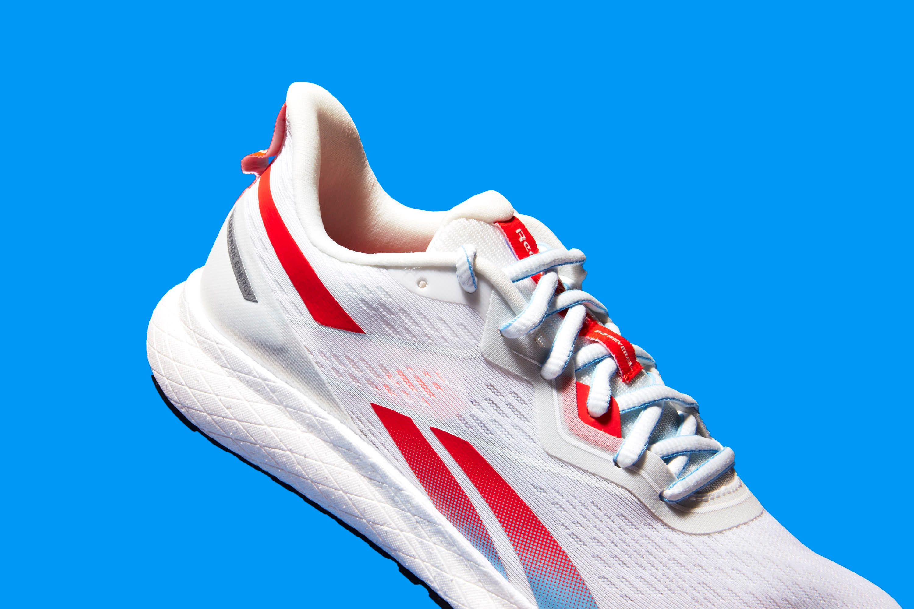 Footwear, Shoe, White, Blue, Outdoor shoe, Walking shoe, Sneakers, Running shoe, Azure, Athletic shoe, 