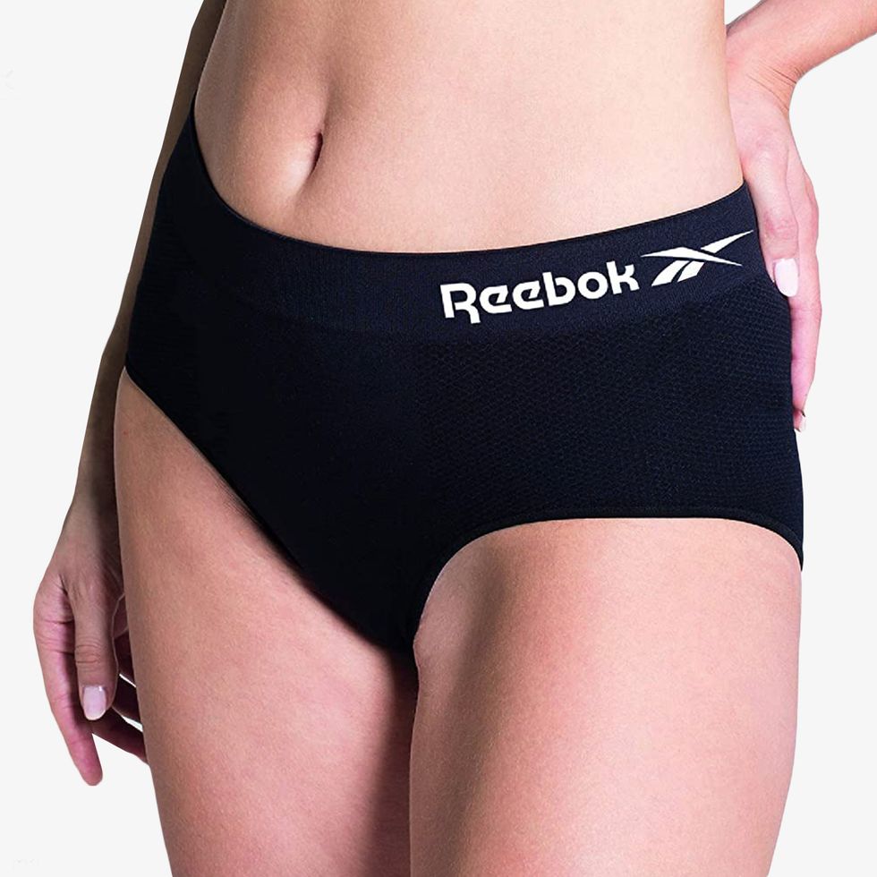 Reebok Women's Underwear - Seamless High Waist Brief Panties (5 Pack)