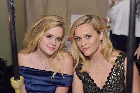 west hollywood, ca   december 04  reese witherspoon r and ava phillippe attend molly r stern x sarah chloe jewelry collaboration launch dinner on december 4, 2017 in west hollywood, california  photo by stefanie keenangetty images for sarah chloe jewelry