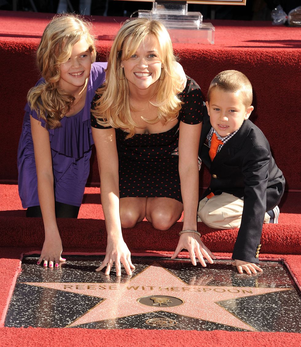 reese witherspoon hollywood walk of fame star induction ceremony