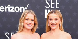 santa monica, california january 14 l r ava phillippe and reese witherspoon attend the 29th annual critics choice awards at barker hangar on january 14, 2024 in santa monica, california photo by matt winkelmeyergetty images for critics choice association