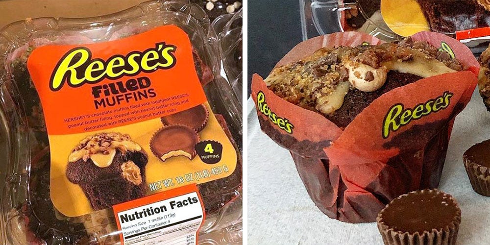 These Reeses Muffins Are Stuffed And Topped With Peanut Butter Filling And Icing