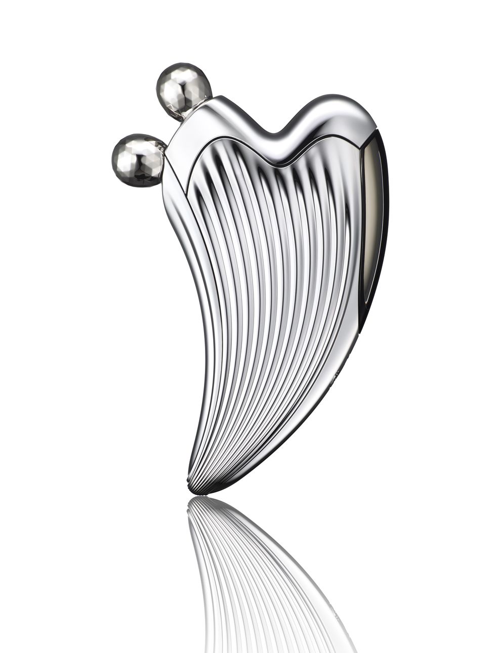 Heart, Leaf, Silver, Metal, Wing, Black-and-white, Fashion accessory, Jewellery, 