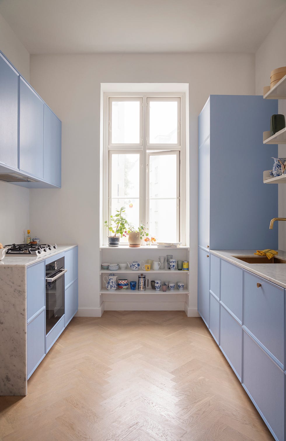 Reinventing the Galley Kitchen Idea