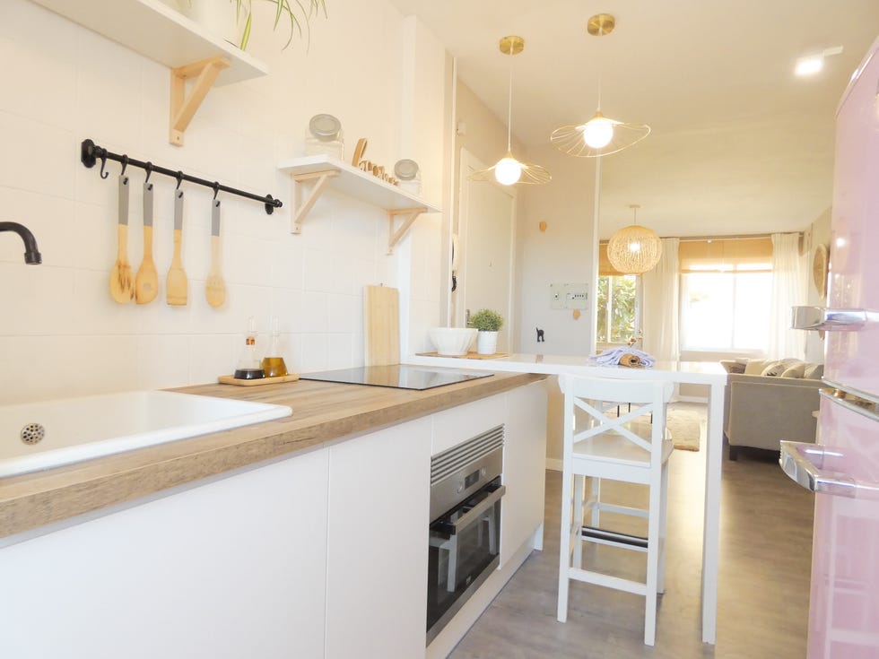Cocina abierta al salón