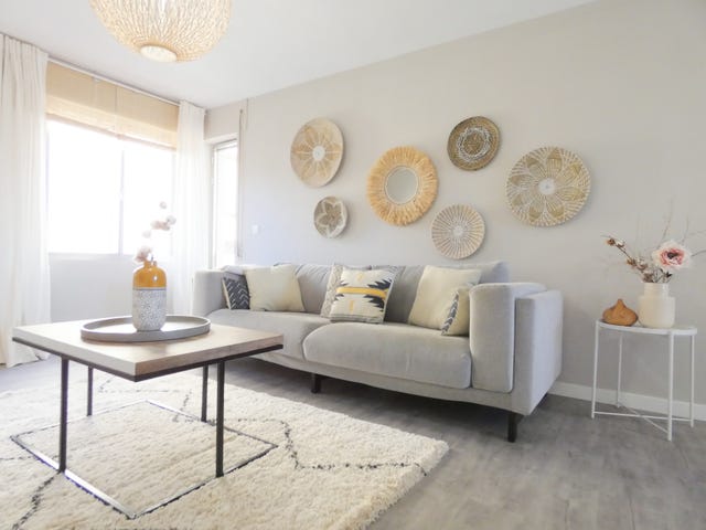 Salón de estilo nórdico chic