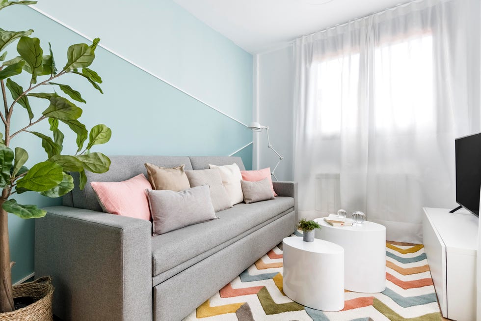 Apartamento de alquiler turístico con decoración inspirada en Mondrian