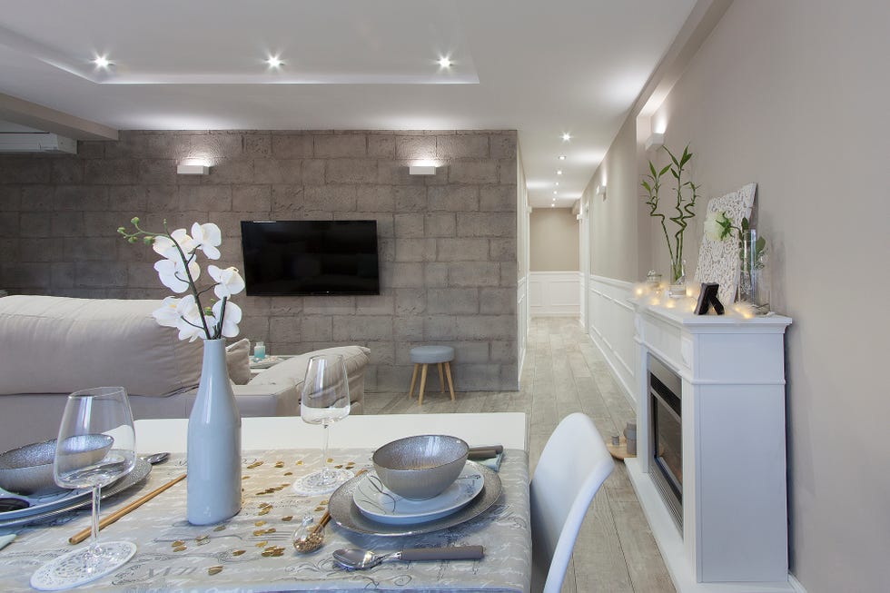 Piso decorado con estilo romántico en Calahorra