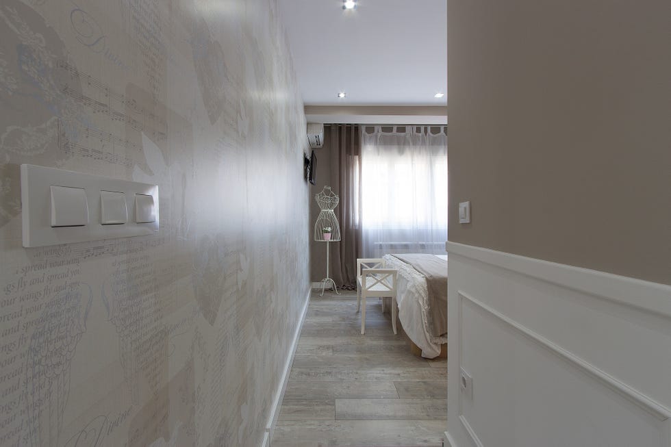 Piso decorado con estilo romántico en Calahorra